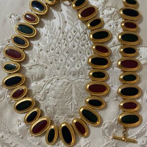 Vintage Anne Klein Byzantine Necklace and Bracelet
